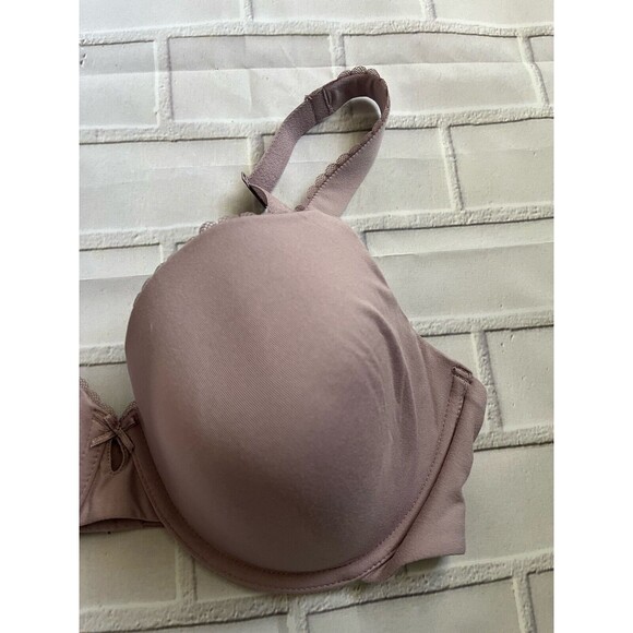 Paramour Women's Full Figure Sensational T Shirt Bra J Hook 38DD Wisteria - Picture 3 of 5